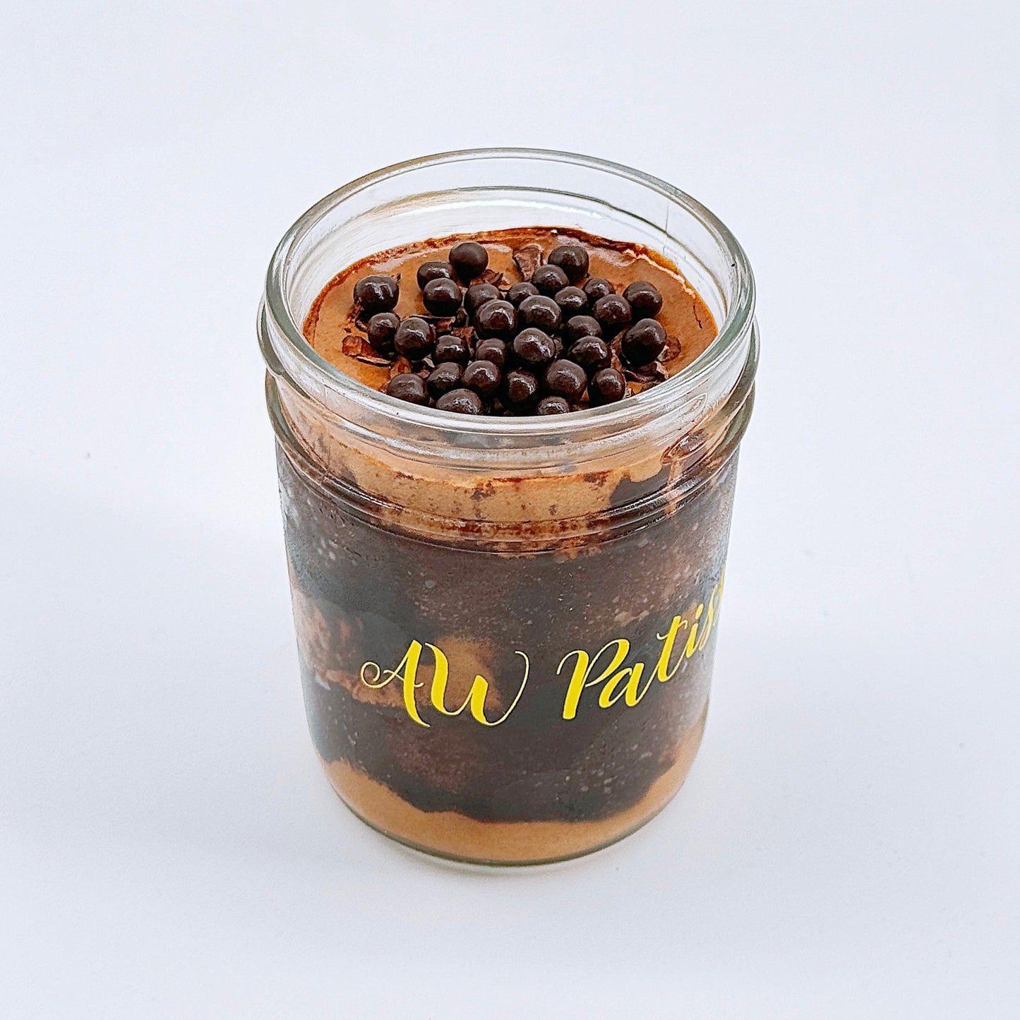 70% 比利時朱古力脆脆蛋糕樽 70% Belgium Dark Chocolate Feuilletine Cake Jar