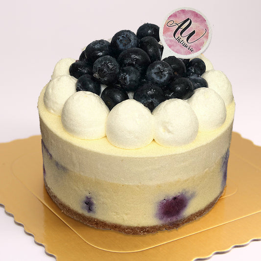 (代糖)藍莓雙重芝士蛋糕 (Sugar Substitute) Blueberry Double Cheesecake