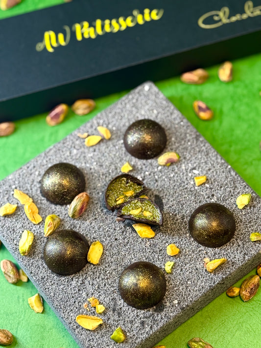杜拜開心果朱古力禮盒(1盒6粒) Dubai Pistachio Chocolate Gift Box (6pcs/box)