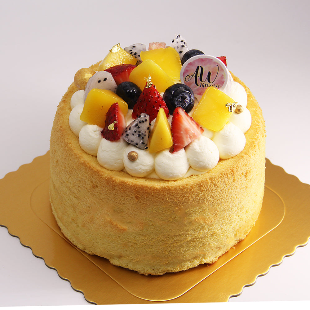 時令鮮果戚風蛋糕 Seasonal Fruit Chiffon Cake